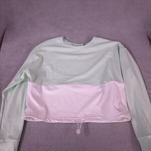 Zyia Nyanza Cinch Crop Long Sleeve T